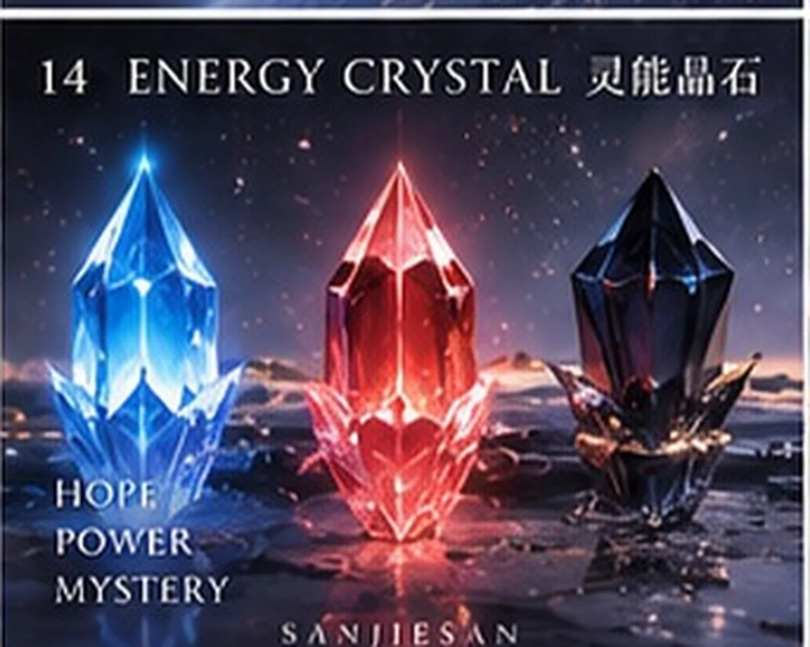 灵能晶石 · 材质研究 · 三界三概念艺术