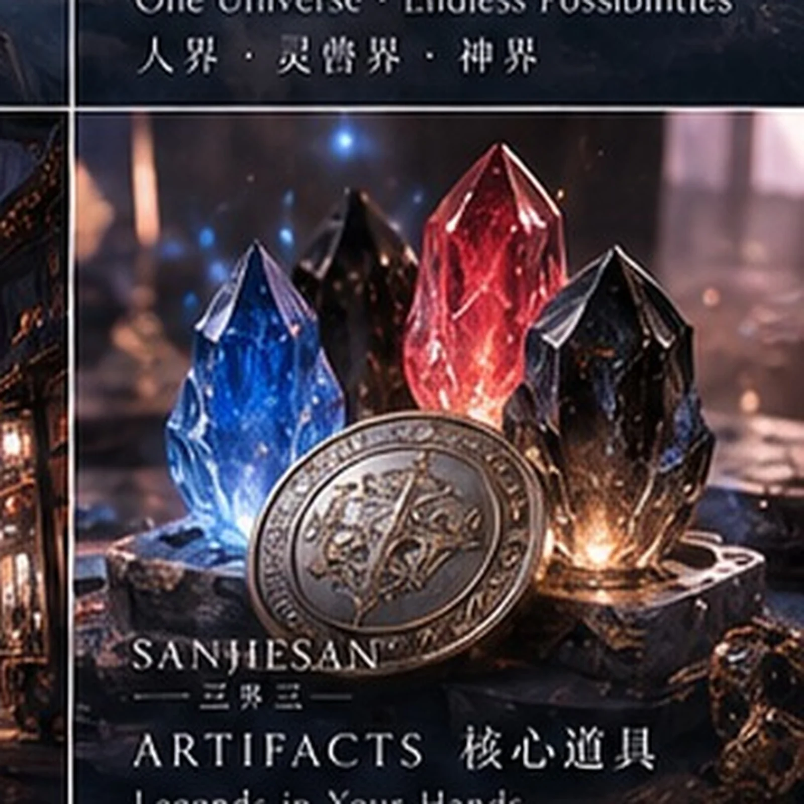 灵能晶石 · 材质研究 · 三界三概念艺术