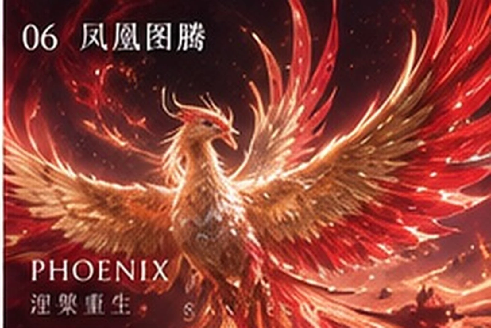 凤凰 · 赤红鎏金研究 · 三界三概念艺术